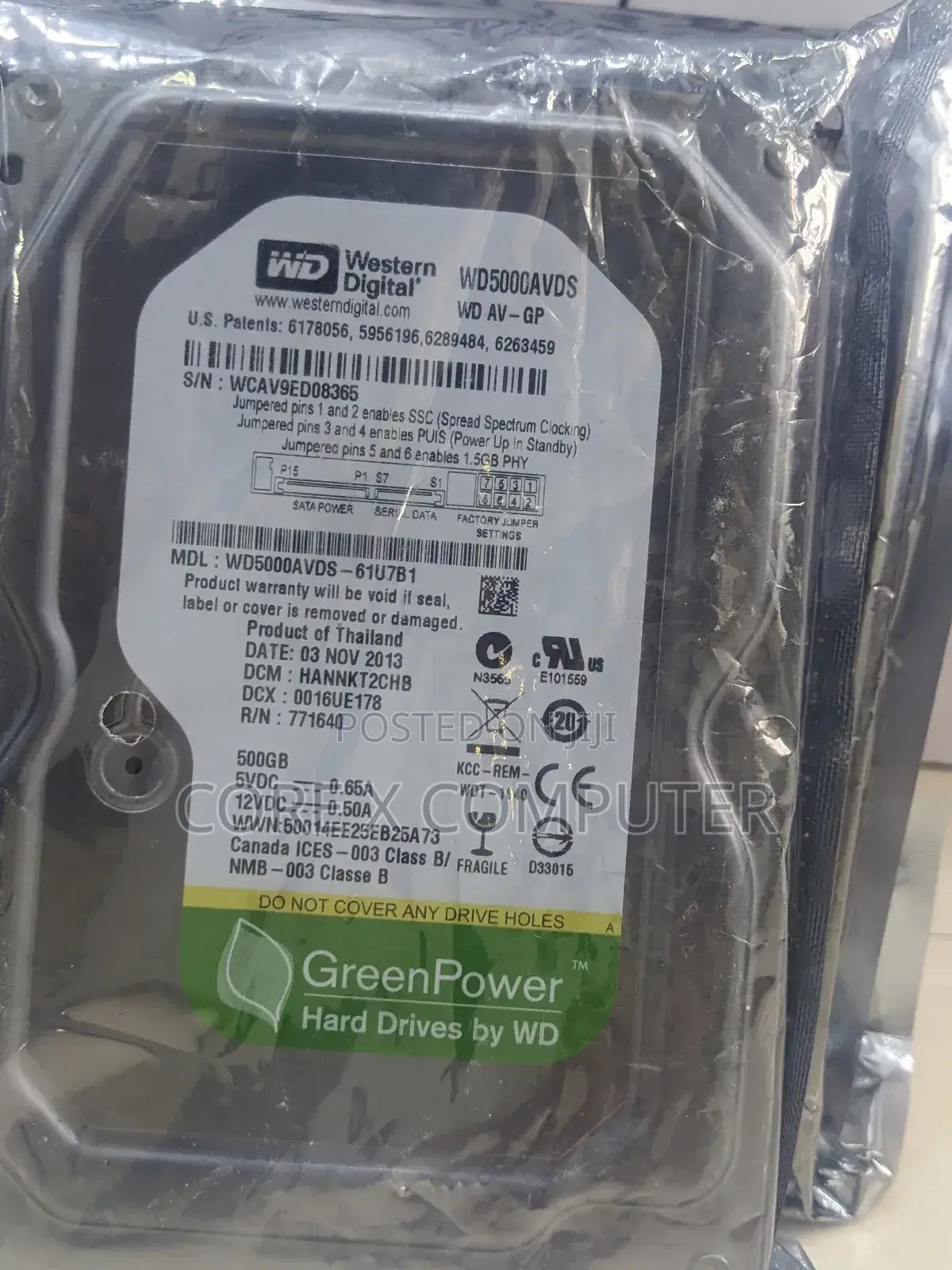 Hard Disk for Desktop 500gb