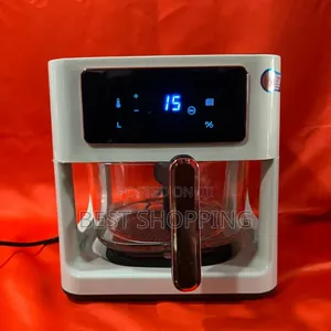 Sutai Air Fryer 8 Liter Transparent Glass Air Fryer