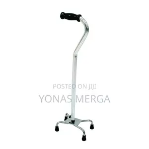Walking Cane/ከዘራ/Handle Materialrubber, Aluminum, Chrome