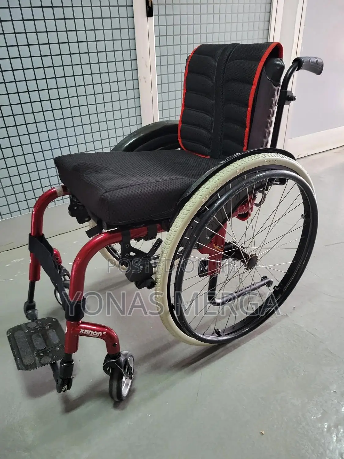 Wheelchair: Reinforced Steel Tube Double Stabilized /ዊልቼር