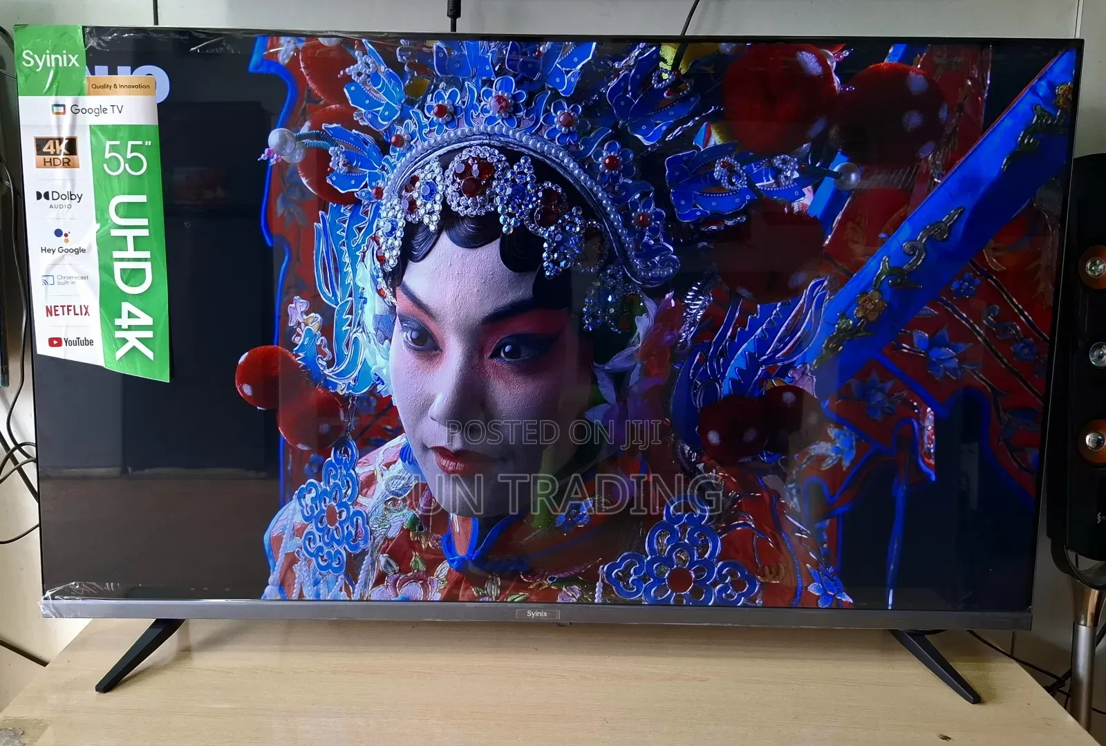 Syinix 55" Premium Uhd Smart Frameless Television