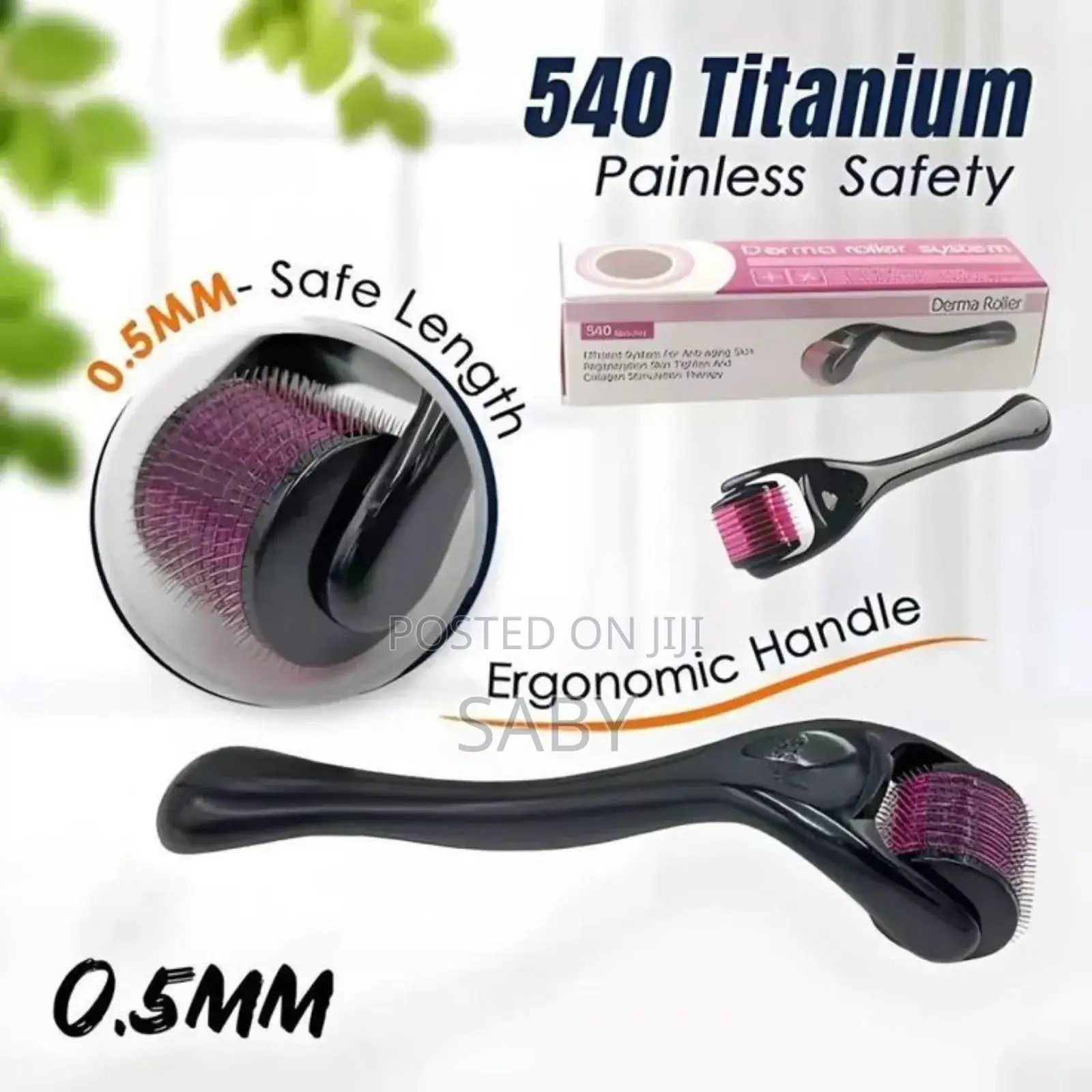 ቀነሰ Derma Roller System 1.5mm With 540 Micro Needles