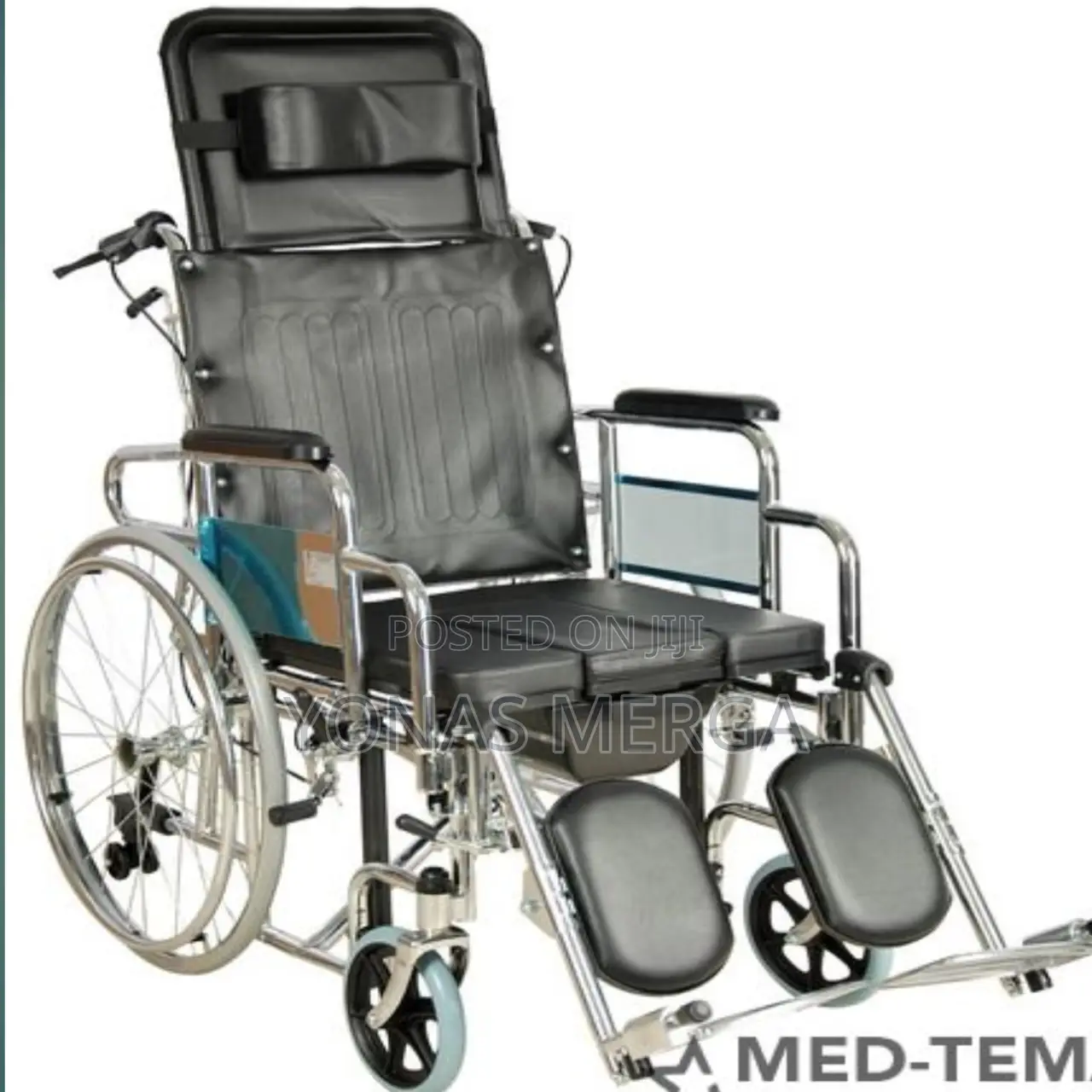 ዊልቼር+Prolife Reclining Wheelchair 903gc-46 Standard Chrome