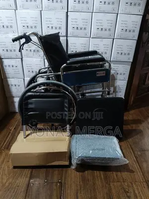 Multi-Functional=Duty=Reclining Wheelchair=Rest With Neck