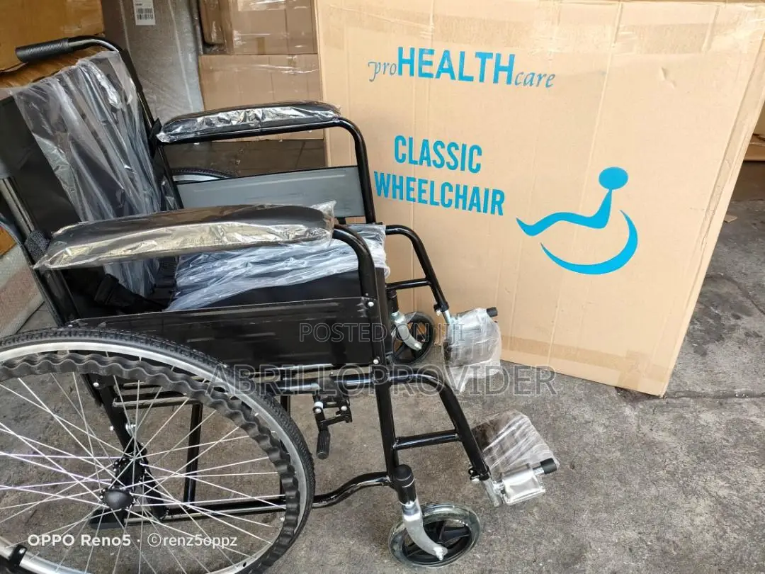Kosmocare Dura Heavy Duty Foldable Wheelchair for Heavy Pati