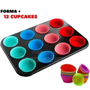 12 Cup Non-stick Muffin Tray