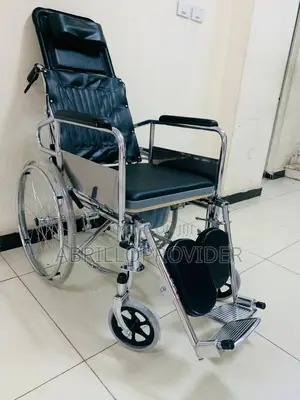 Back Full Reclining Wheelchair Wheelchair Commode Transport