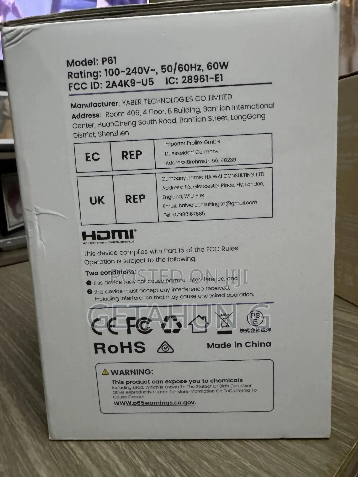 Video Projector
