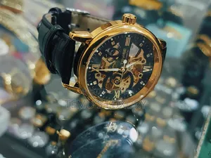 Tevise Automatic Leather Watch