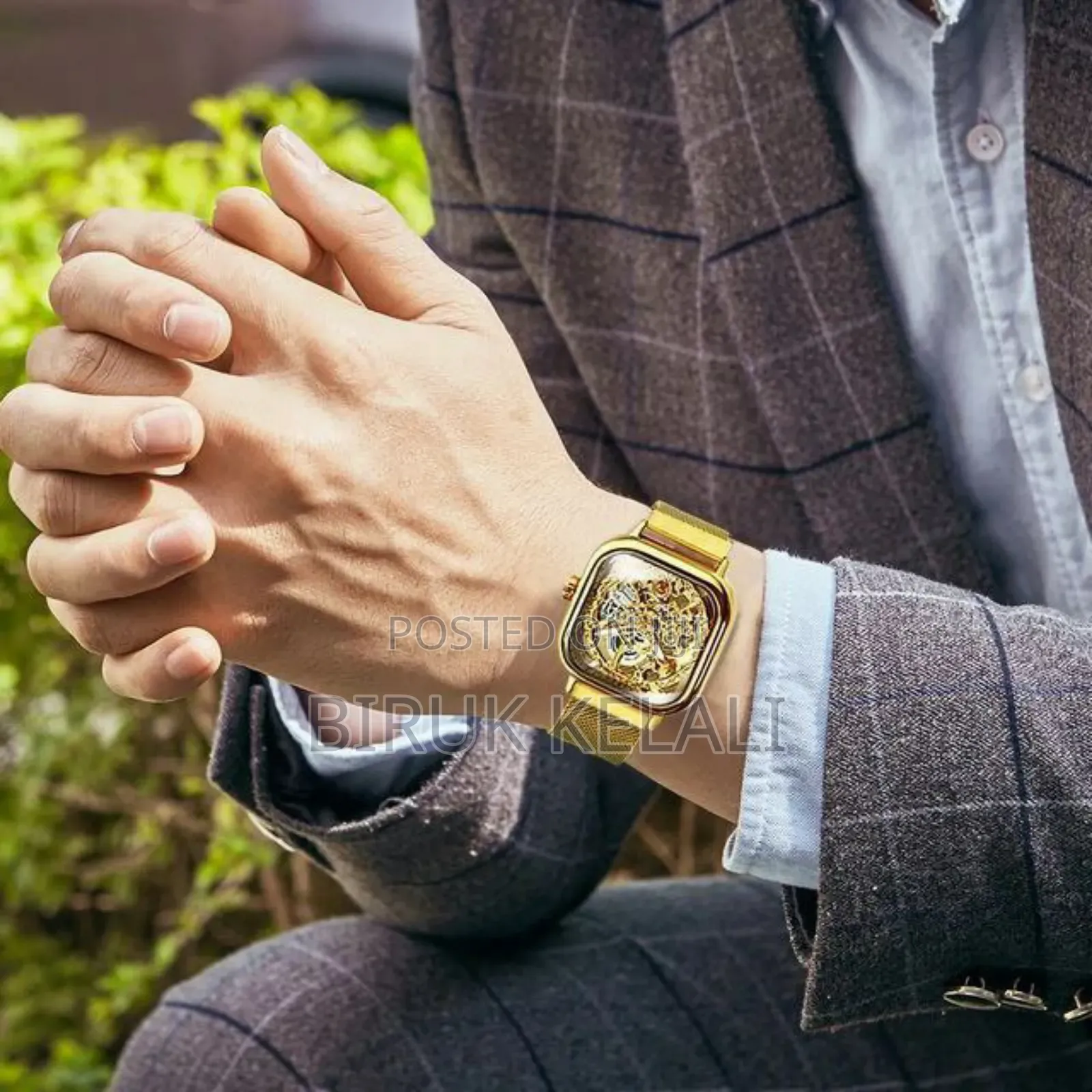 Forsining Full Transparent Gear Automatic Watch