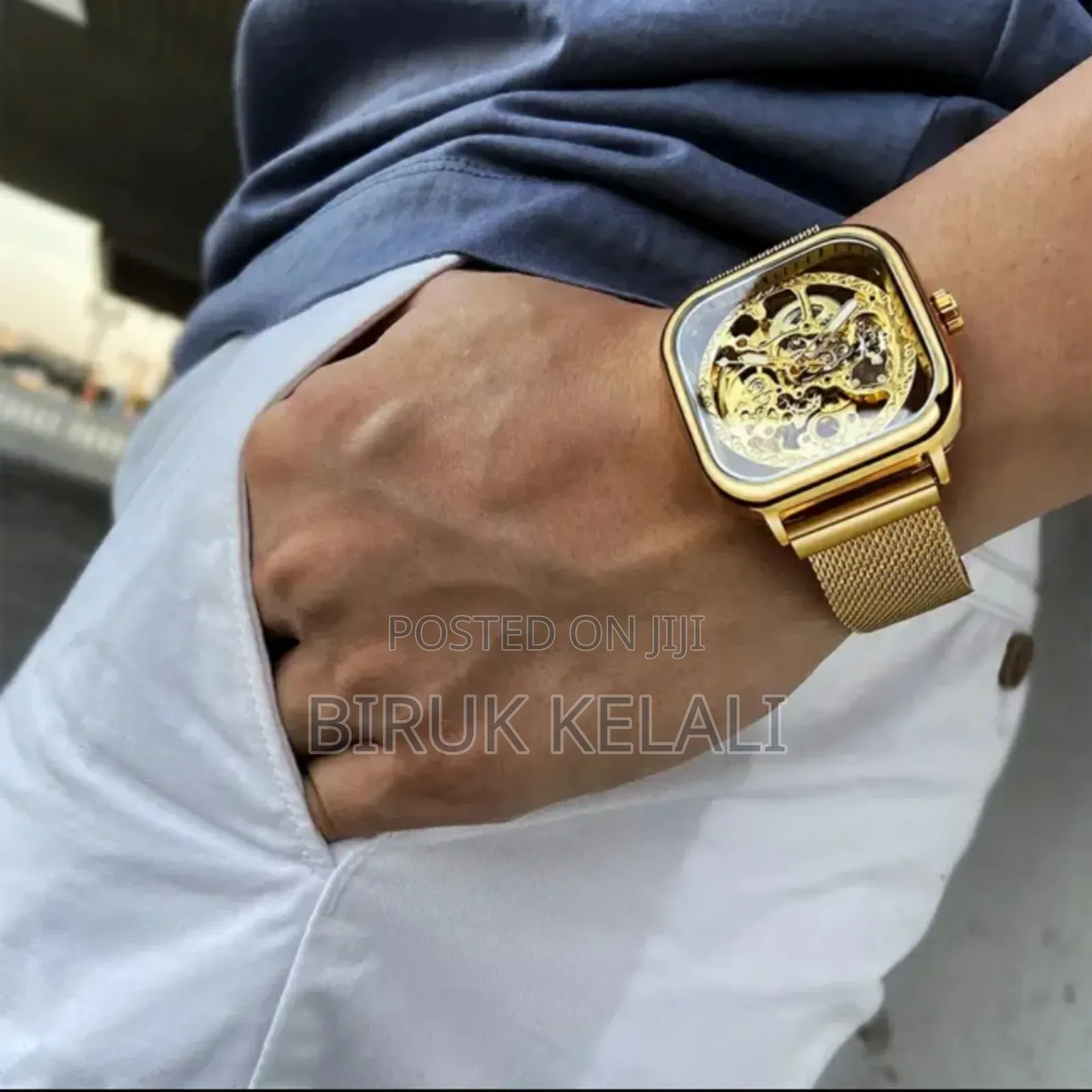 Forsining Full Transparent Gear Automatic Watch