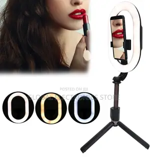 መርዘም የሚቺል 360° መዞር የሚቺል Auto Face Tracking Ring Light
