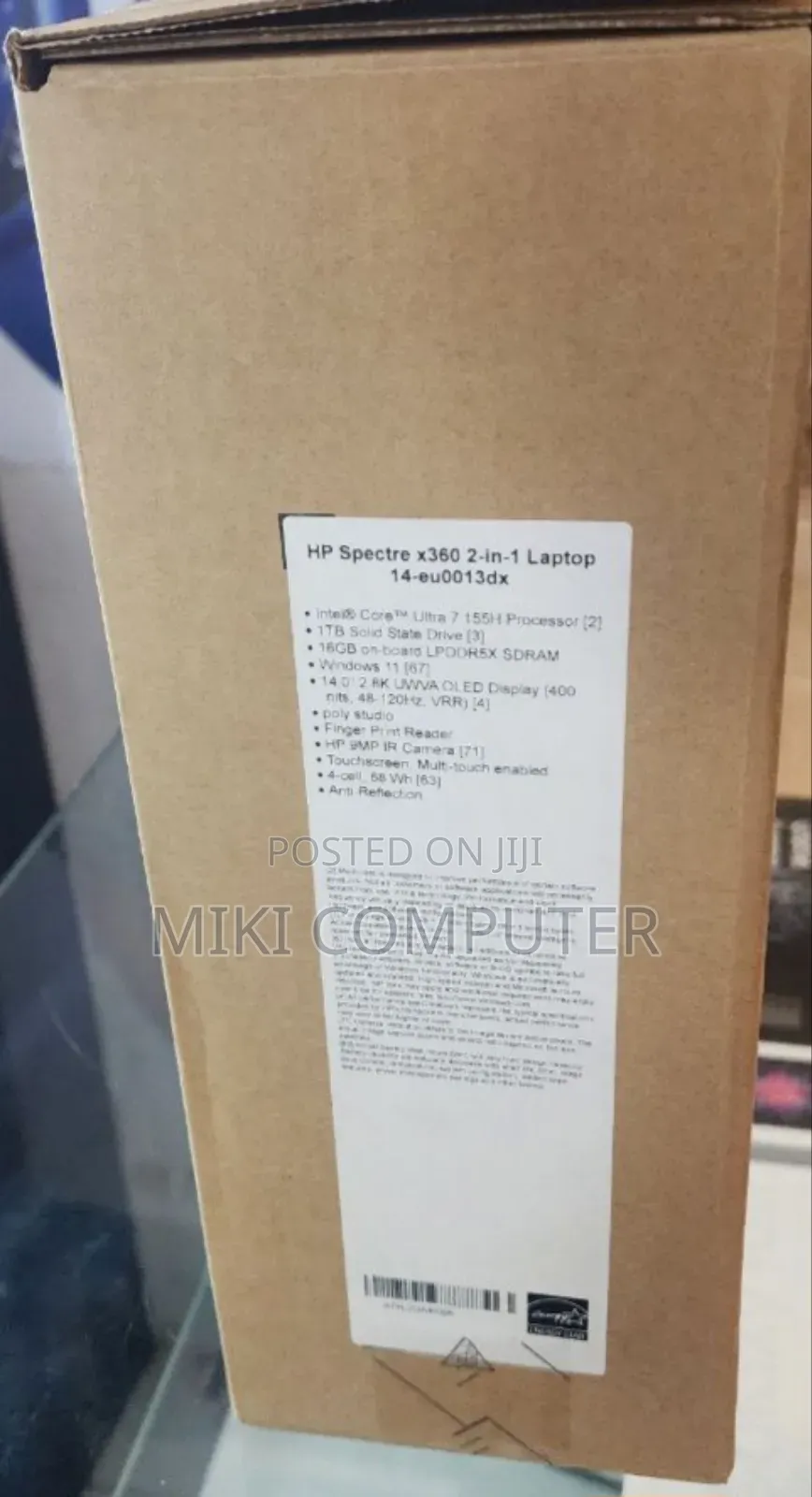 New Laptop HP Spectre X360 16GB Intel Core I7 SSD 1T