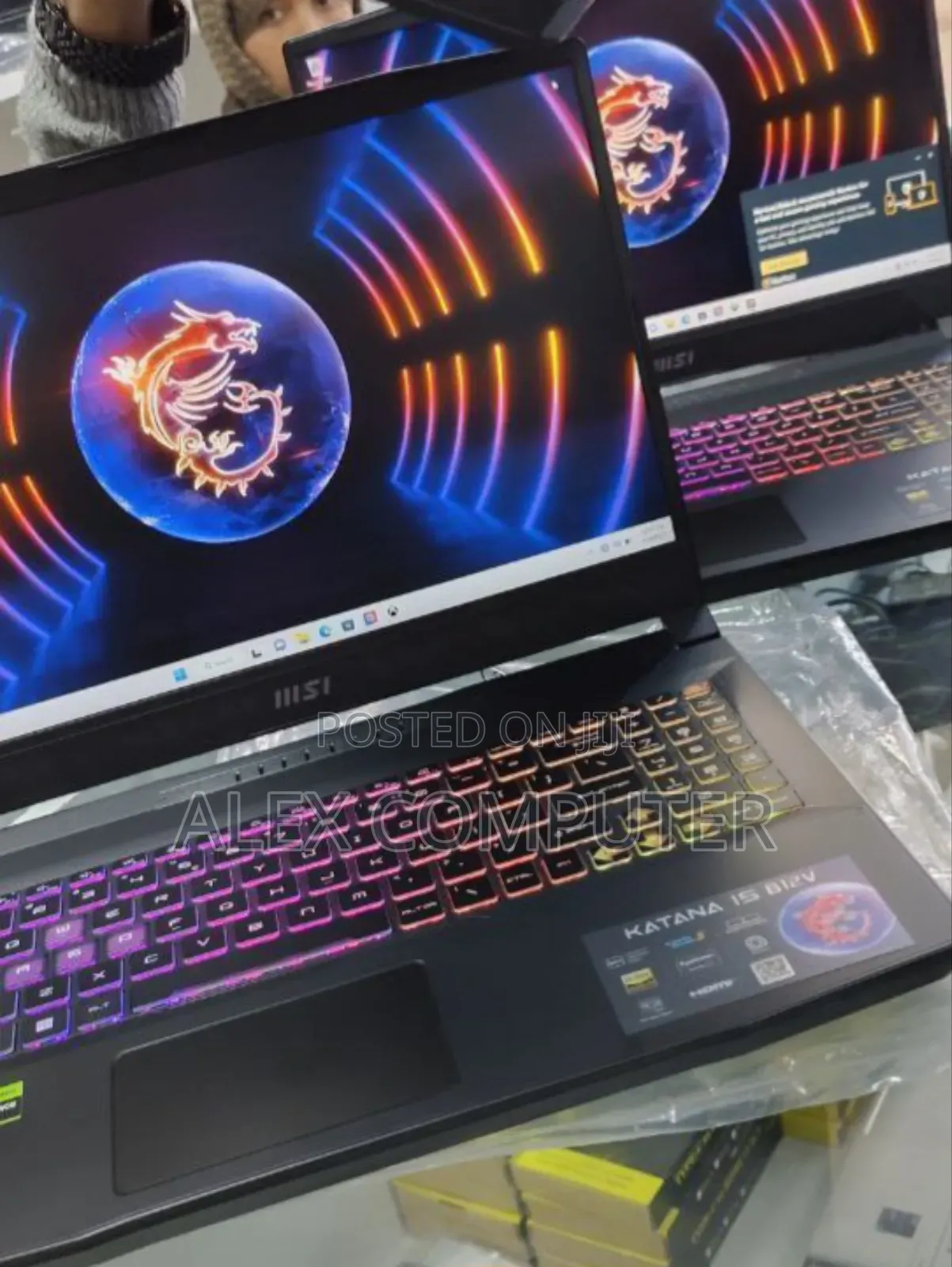 New Laptop MSI Katana GF66 16GB Intel Core I7 SSD 1T