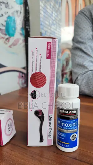 Original Kirkland Minoxidil and Derma Roller