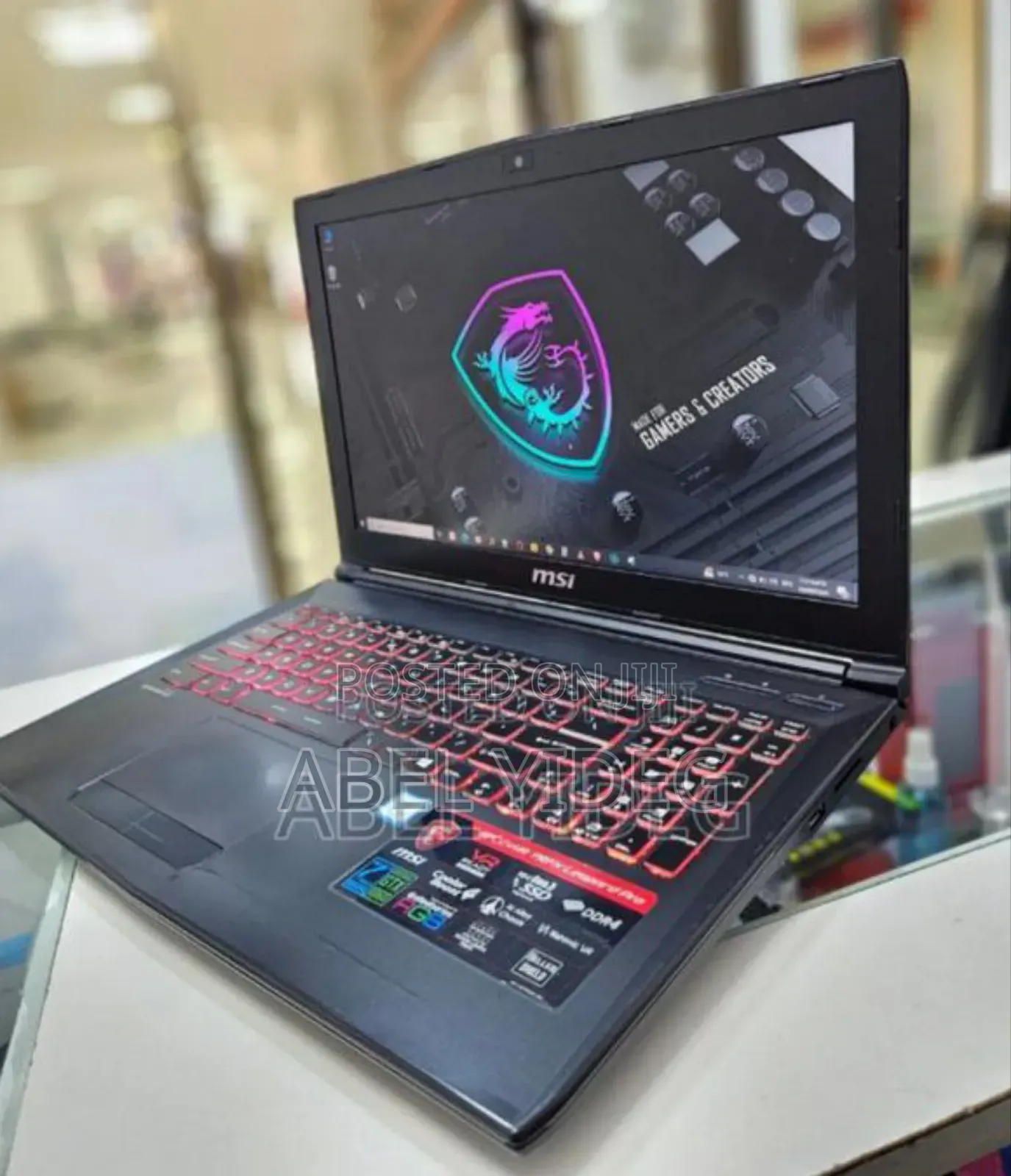 New Laptop MSI 8GB Intel Core i7 HDD+SSD 1T