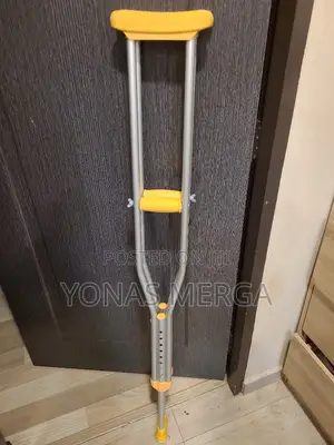 Crutches Individual Maintain Balance Stability While Walking