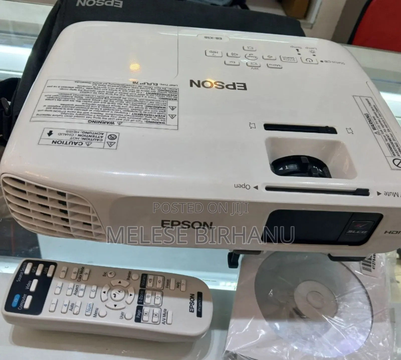 New Epson EB-X18 Projector Wifi Support