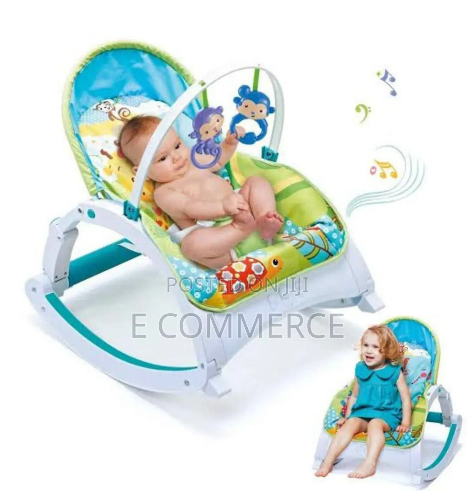 3 in 1 Newborn to Toddler Rocker