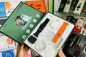 Smart Watch + Airpod + Wireless Power Bank + Charger + Box