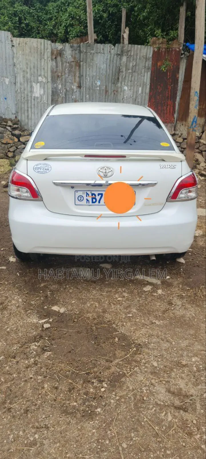 Toyota Yaris 2008 White