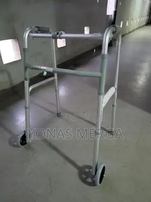 Aluminum Walker Alloy Walking Aid, Four-Leg Crutches Walking
