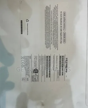 New Laptop Apple MacBook Air 2024 M3 13-Inch 8GB Apple M3 SSD 256GB