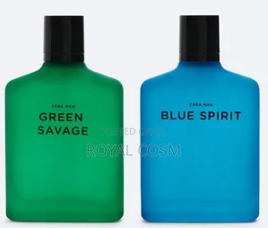 Zara Blue Spirit and Green Savage Two in One Set Perfume