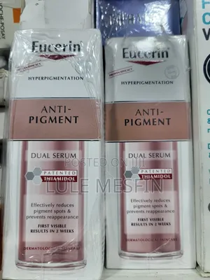 Eucerin Antipigment Dual Serum(በማድያት ለጠቆረ የፊት ቆዳ)