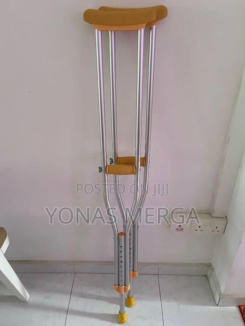 Crutches Stainless Turn Telescopic Walking Stick Disabled