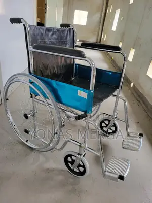 ዊልቼር+Affordable Steel Wheelchair Made in India ISO Certified