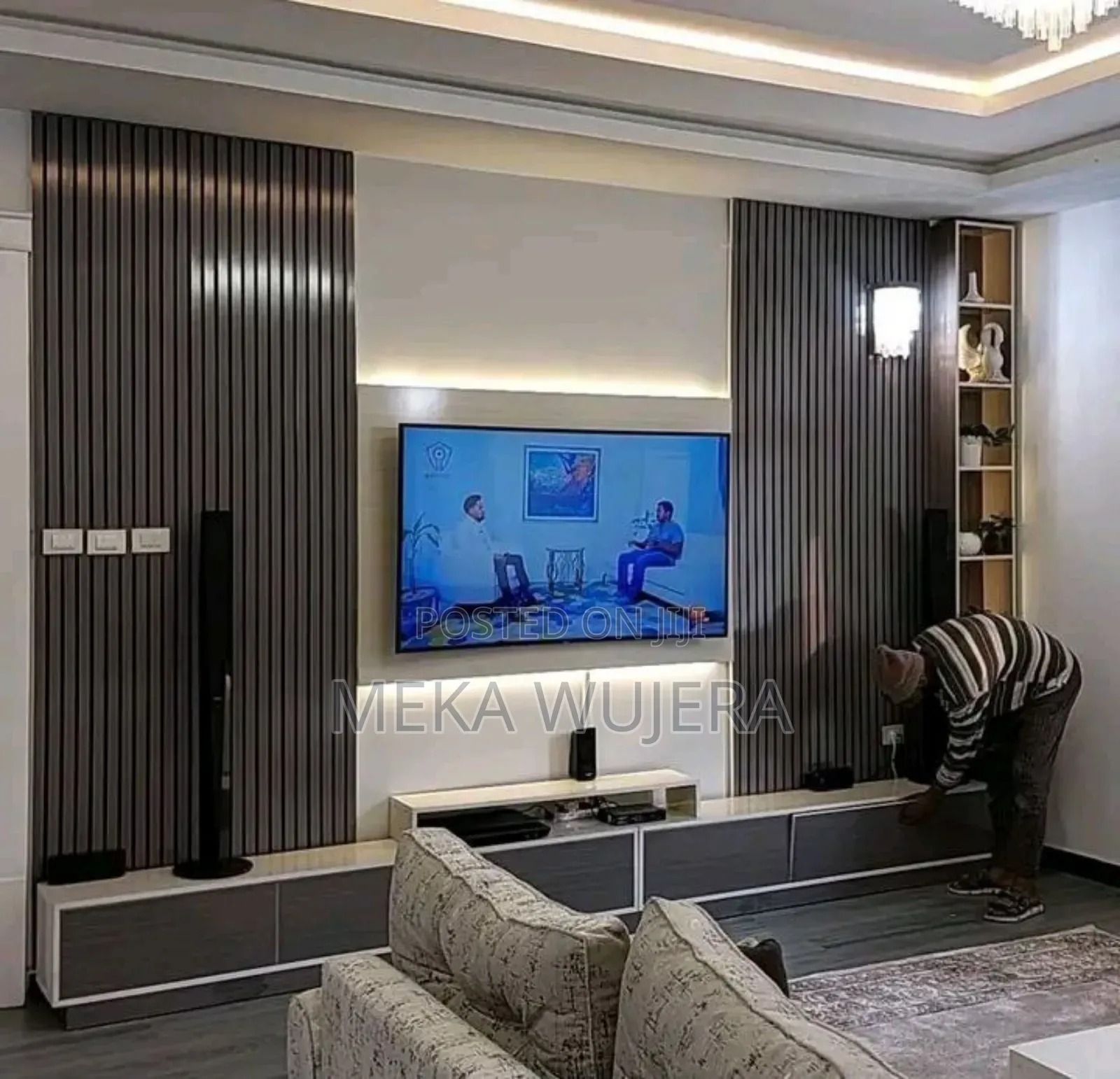 ልዩ የበአል ስጦታ Classic Tv Stand Interior