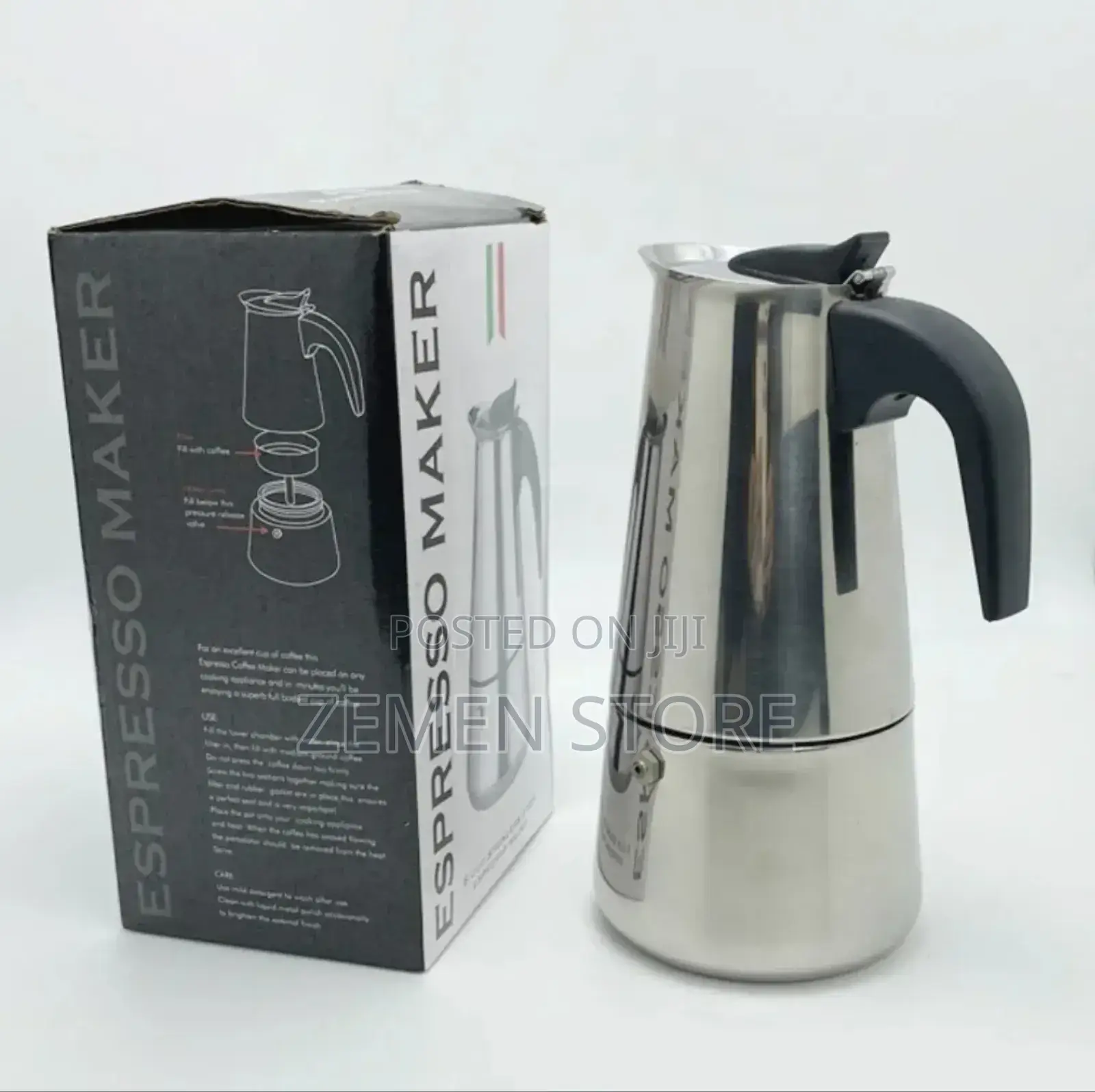 Made in Italy የሆነውን ምርጥ የባለ 12 ሲኒ ቡና ማፍያ Espresso Maker