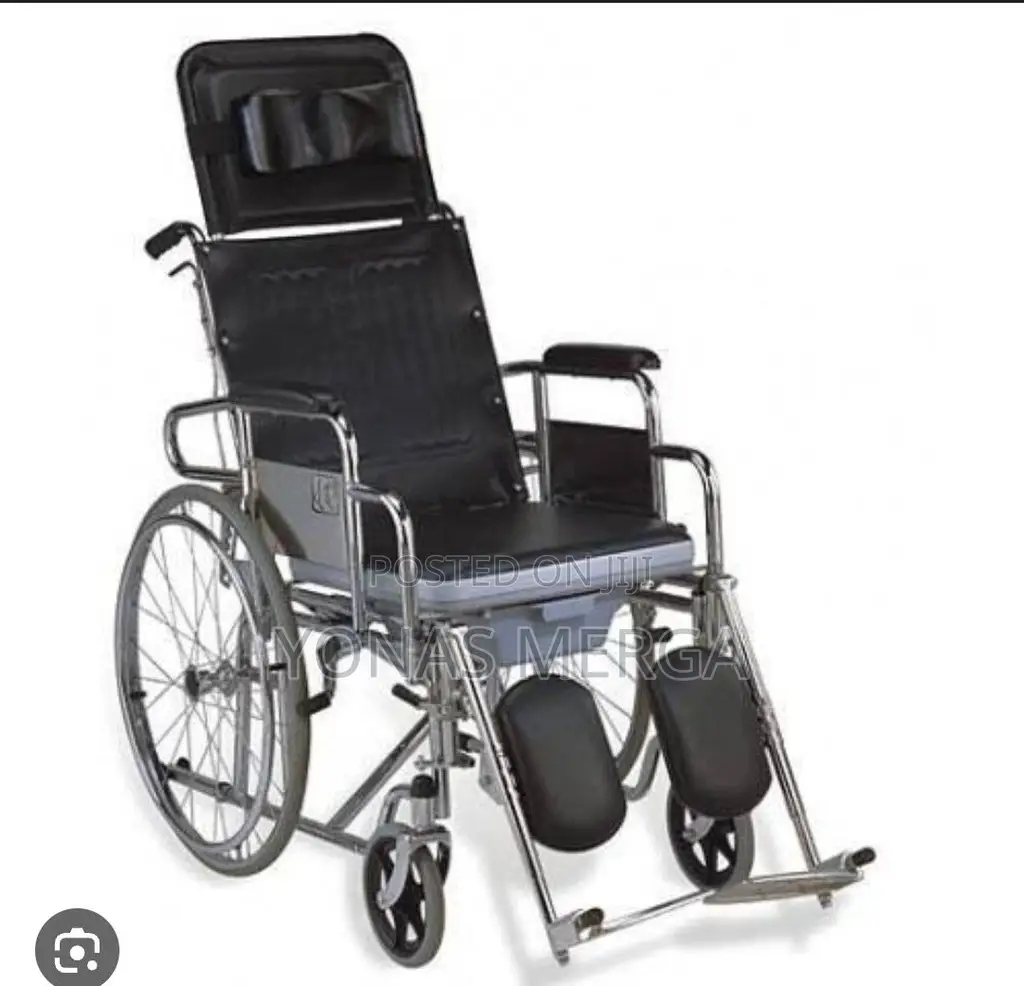 COMMODE WHEELCHAIR – LB 609 U/Backrest, Explosion-Proof
