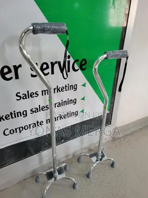 Four Legs Help in Stabilizing Walking Stick ;With Adjustable