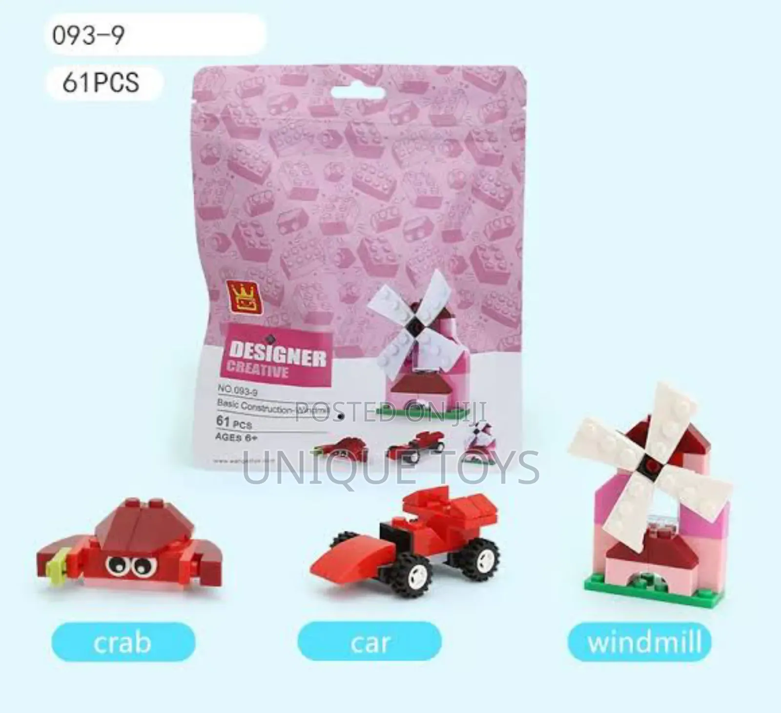 3-in-1 Series Cute Diy Building Blocks Toys