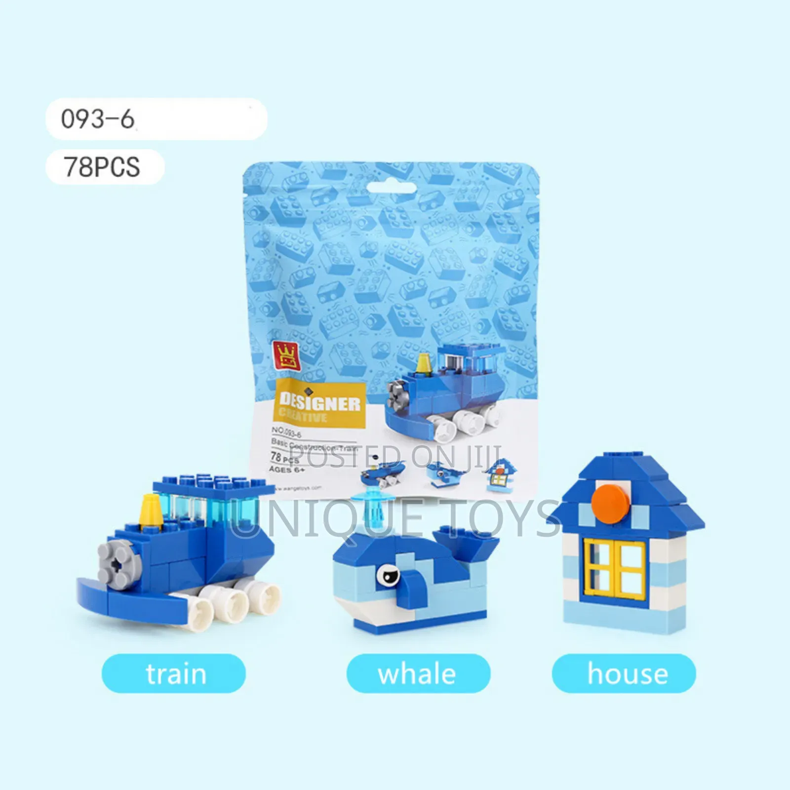 3-in-1 Series Cute Diy Building Blocks Toys