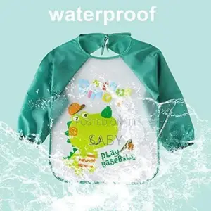Waterproof Washable Long-Sleeve Baby Bibs