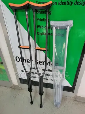 Aluminum Underarm Crutches(1pair2 Unit),Ergonomic Adjustable