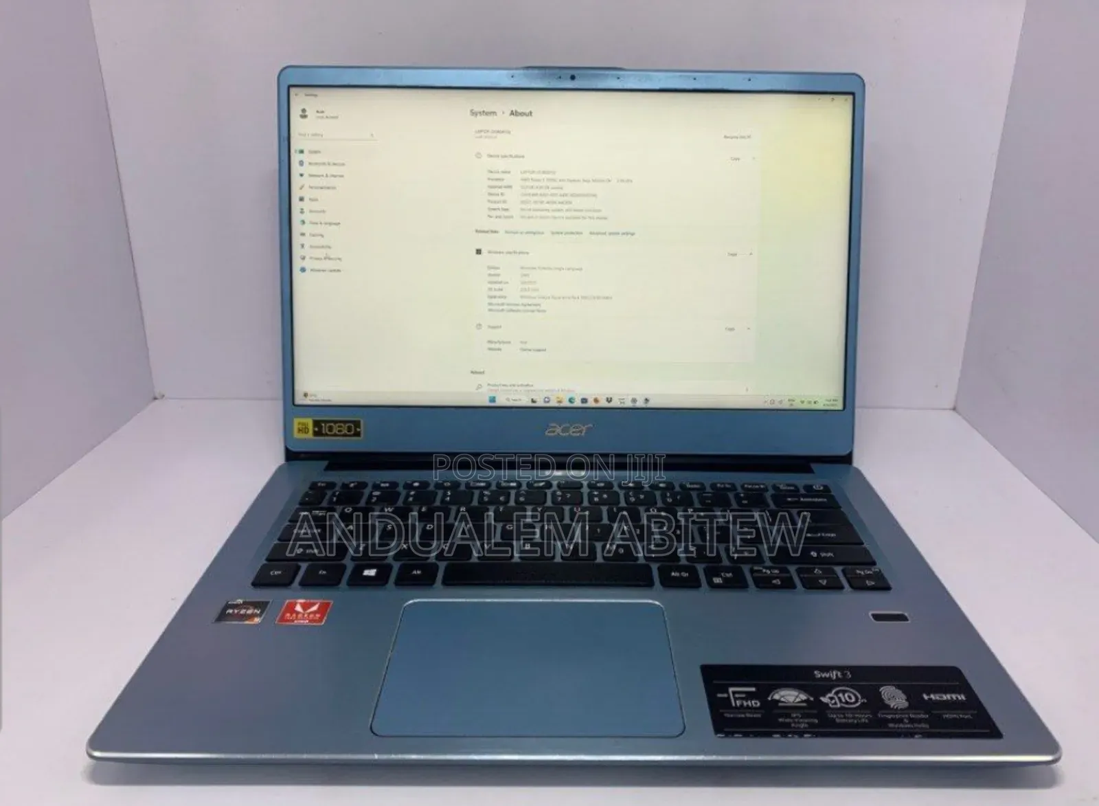 New Laptop Acer Aspire 5 8GB AMD Ryzen 5 SSD 256GB