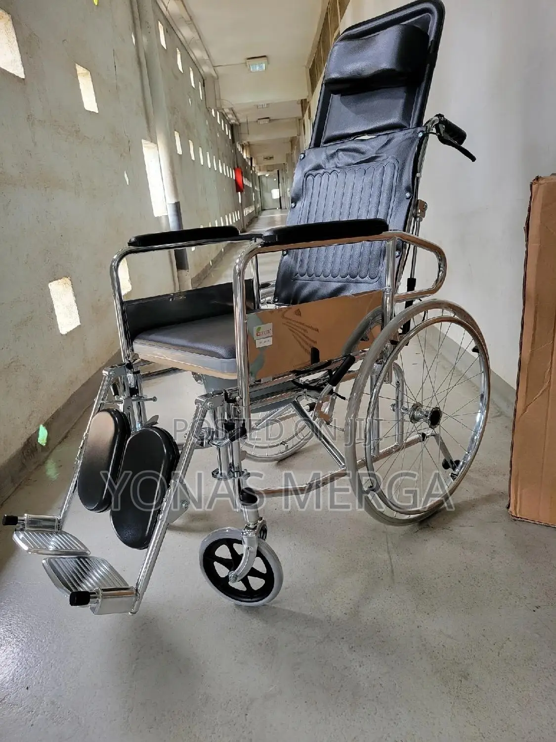 Wheelchairs Removable Toilet Adjustable Lie-Flat Wheelchair