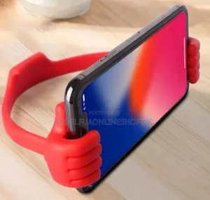 Thumb Shaped Flexible Phone and Tablet Stand to Watch Videos