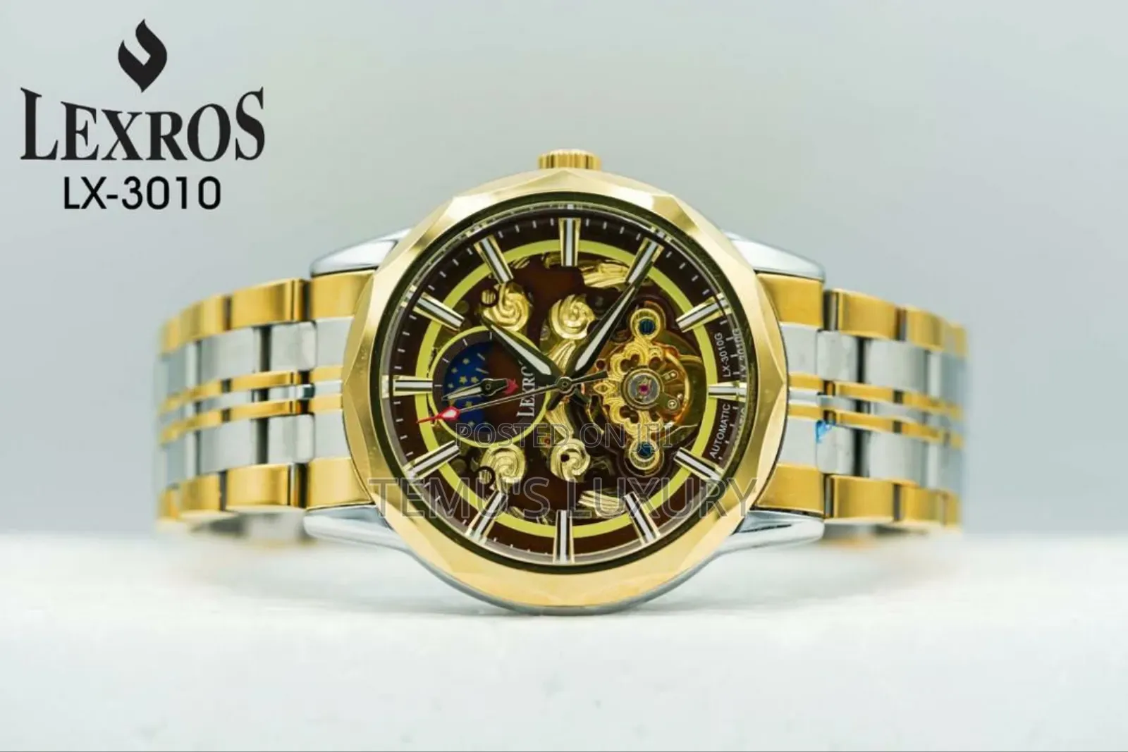 Lexros Mens Automatic Watch