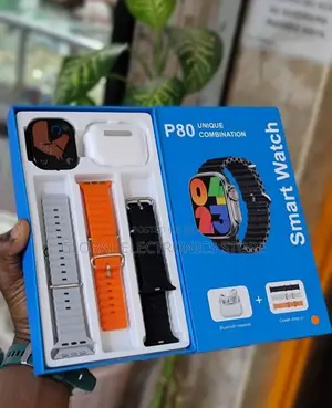 P80 Unique Combination Smart Watch With Airpods and 3 Straps