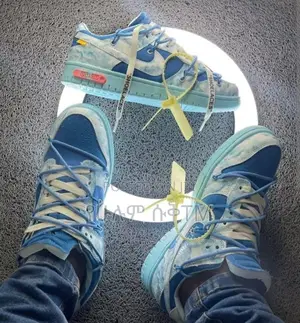 Original Nike Sb Dunk Low X Off White ‘Sky Blue’ Shoes