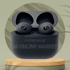 Black New Airpod Pro 3rd Gen: Sophisticated Style