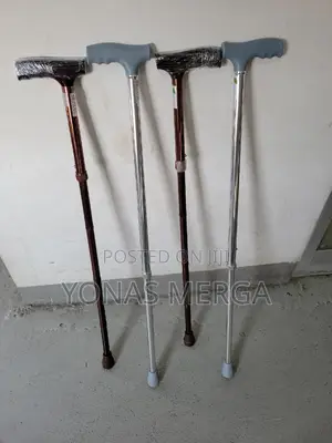 Walking Stick+ከዘራ+Rubber Feet, Wear-Resistant and Durable.