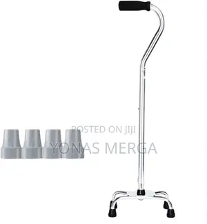 Walking Stick -W/Additional Big Tip-mobility Aid For Elderly
