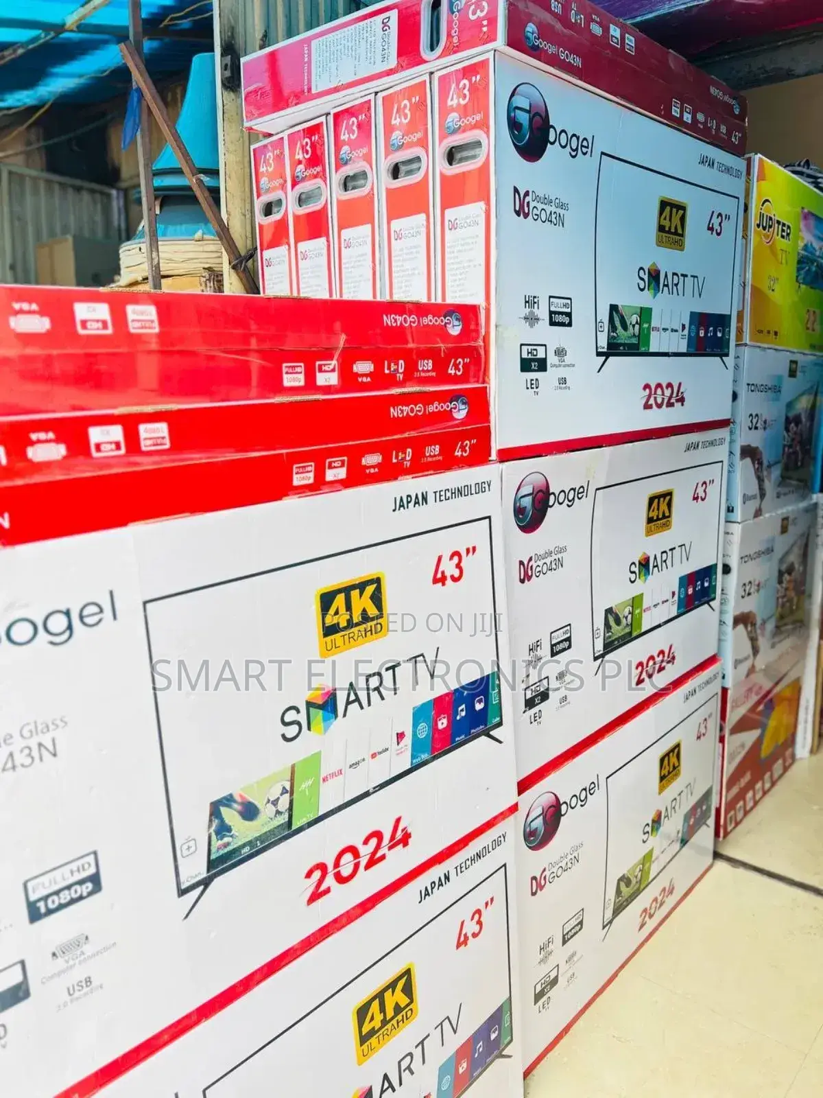 Google 43 Inch Tv Double Glass Smart Uhd Tv