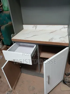 Kitchen Cabinet 80cm MDF ፅድት ያለ